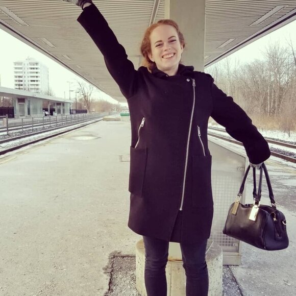 H&M Black Side Zip Coat - Picture 2 of 8